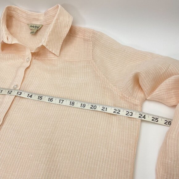 *Lucky Brand Linen Popover Top - Picture 10 of 11